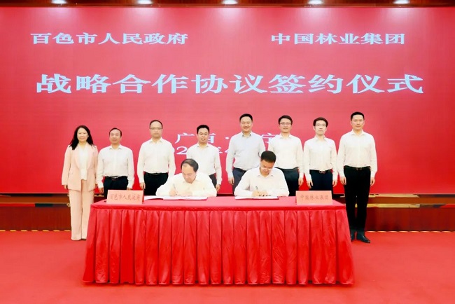 中林集团与广西百色市人民政府签署战略合作协议