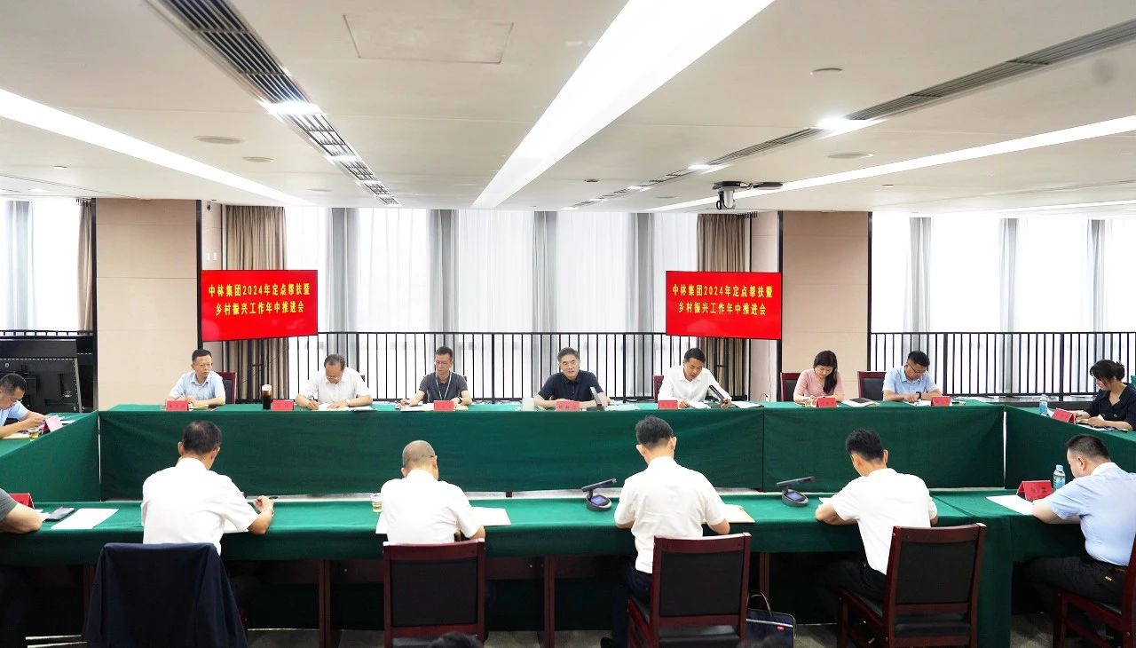 中林集团召开2024年定点帮扶暨乡村振兴工作年中推进会